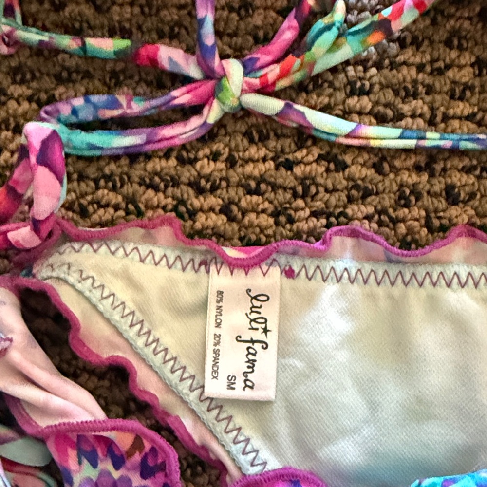 Luli Fama bikini size small top and size small medium bottoms - Picture 2 of 3